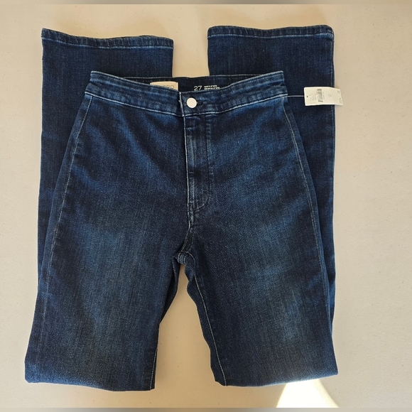 NWT Pilcro Anthropologie Dark Wash Bootcut Jean Women's Sz 27/32. - Picture 1 of 11